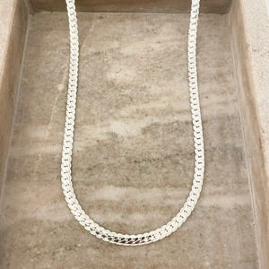 925 Sterling Silver Snake Chain Necklace Herringbone Necklace Chain 6 MM